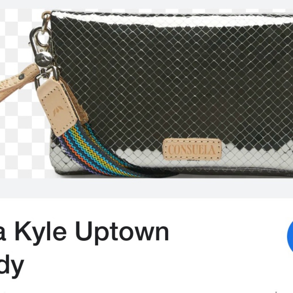 Consuela Silver Clutch with Textured Design